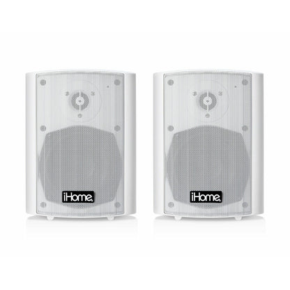iHome Party Audio iHSI-W400BT-PR-WHT Wall Mount Speakers 747705007902