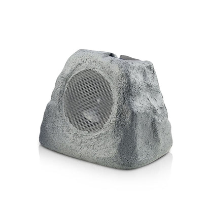 iHome Outdoor Waterproof Solar Powered Glowing Rock Speaker Multi Link Single